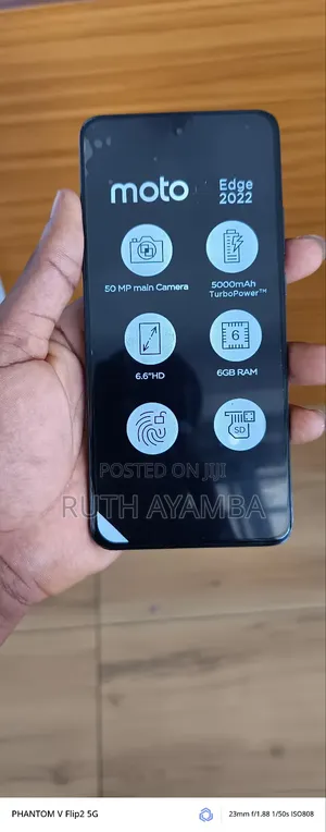 New Motorola Edge (2022) 128 GB Blue