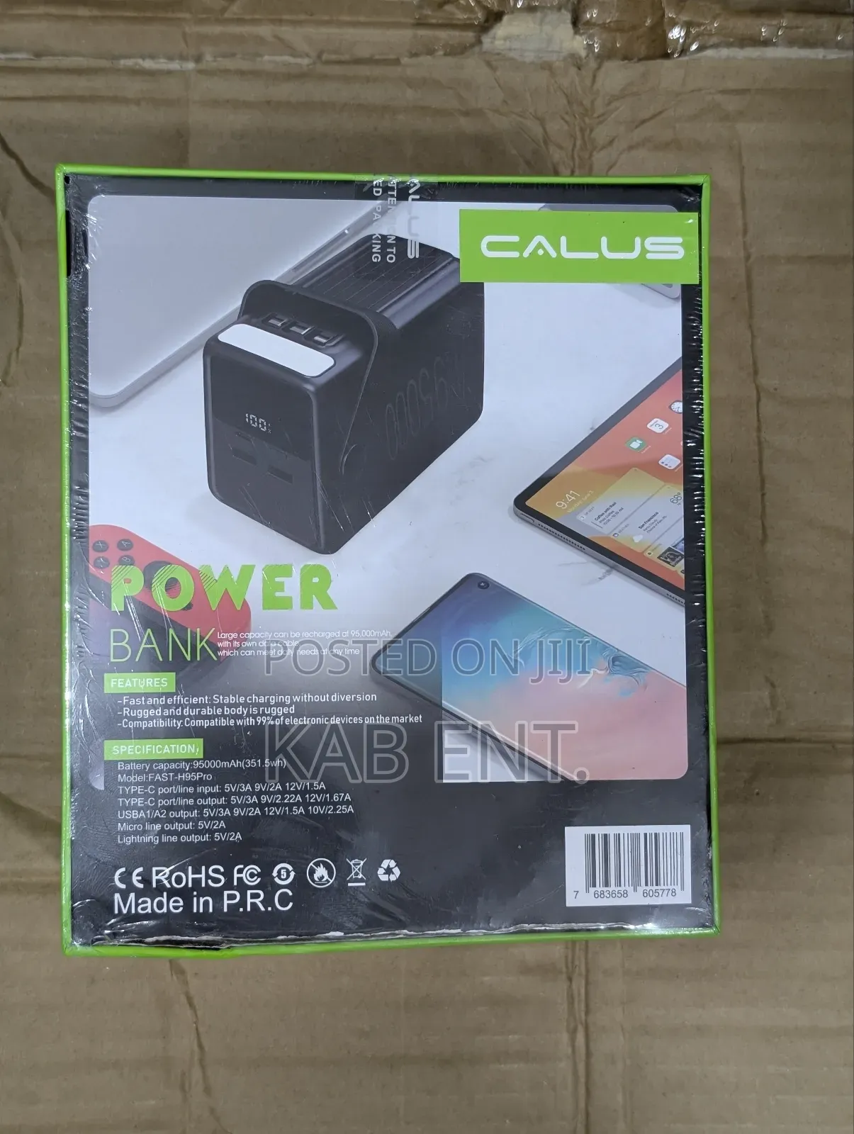 Calus 95000 Mah Capacity Powerbank