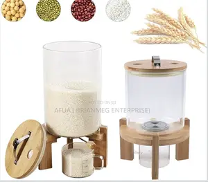 5lts/ 10lts Countertop Dry Food Glass Dispenser (Borocillicate)