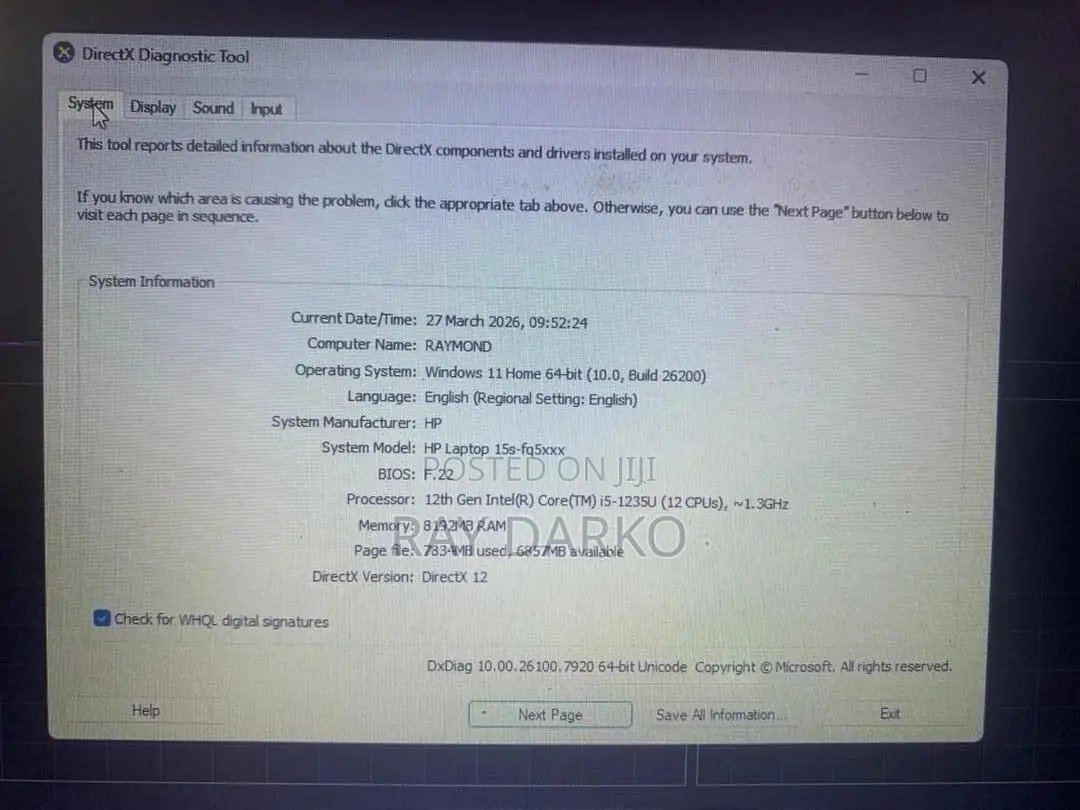 Laptop HP 15 8GB Intel Core i5 SSD 256GB