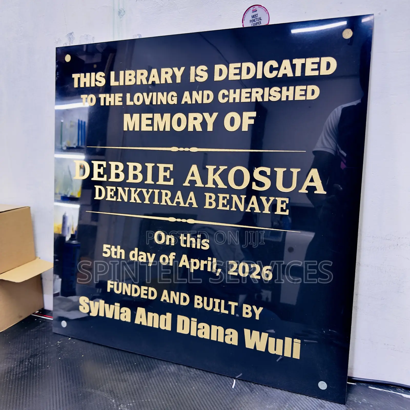 Memorial , Ceremony Building Grave Plaque