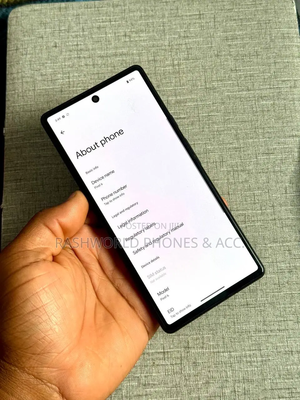 Google Pixel 6 128 GB Black
