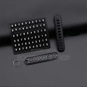 Oriti Car Keychain With Key Ring Anti-Lost Phone Number Plate Chain