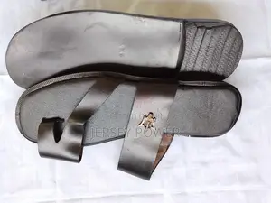 Leather Slippers (Black) for Men
