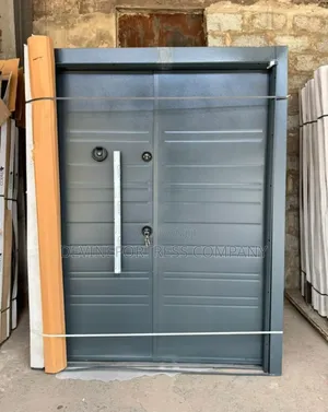 Gray Double Door (( Turkish Heavy Security Door))