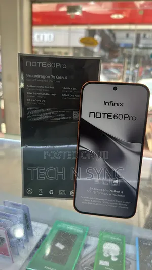 New Infinix Note 60 Pro 256 GB Black