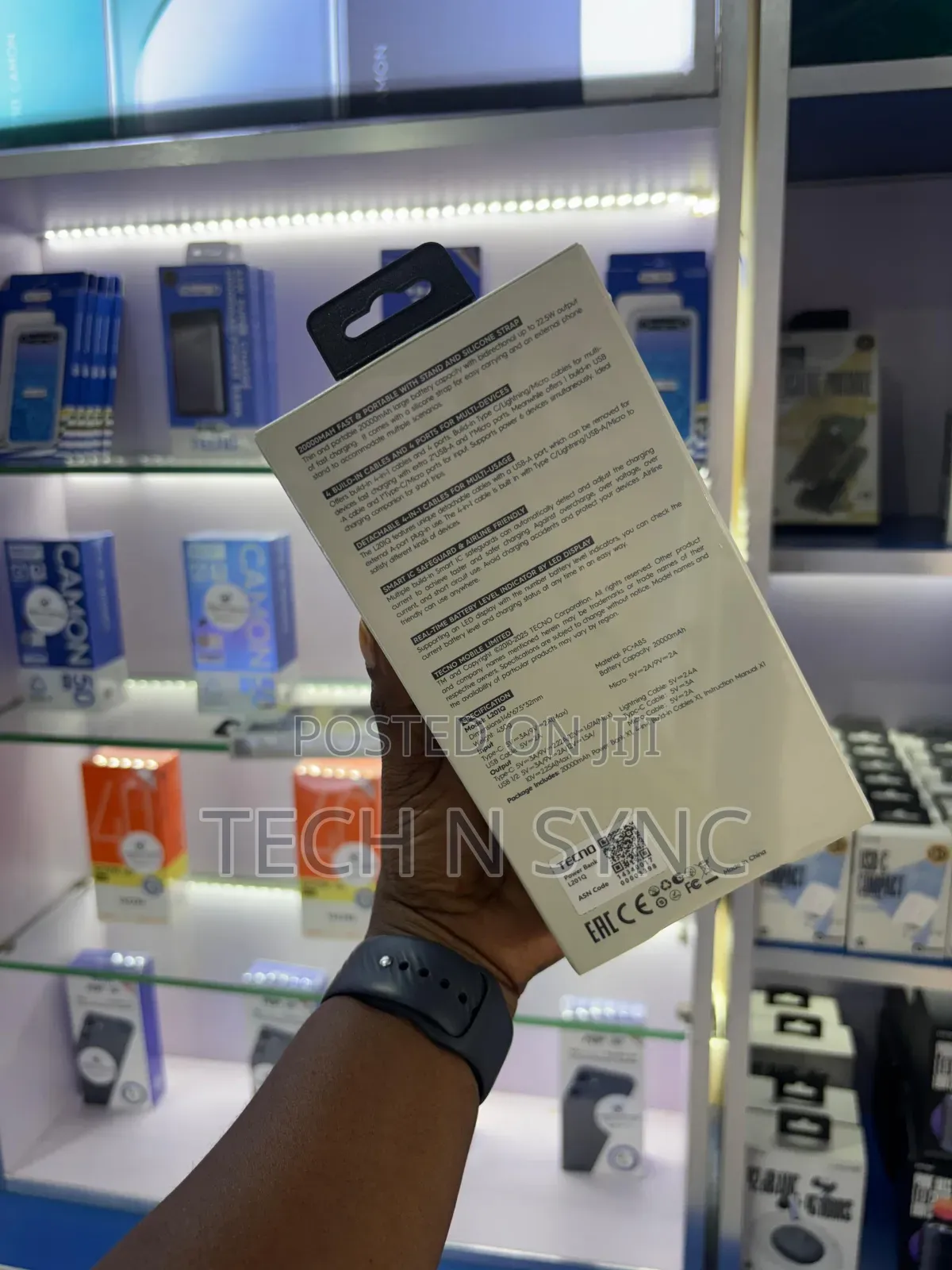Tecno Power Bank 20000 Mah