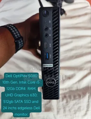 Desktop Computer Dell Optiplex 5060 12GB Intel Core i5 SSD 512GB