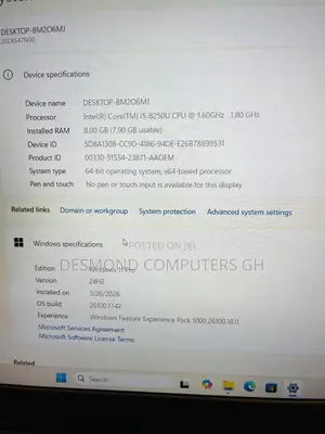 Laptop Lenovo ThinkPad L580 8GB Intel Core i5 SSD 256GB