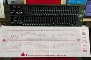 DBX 2231 Dual Channel 31-Band Graphic Equalizer/Limiter.