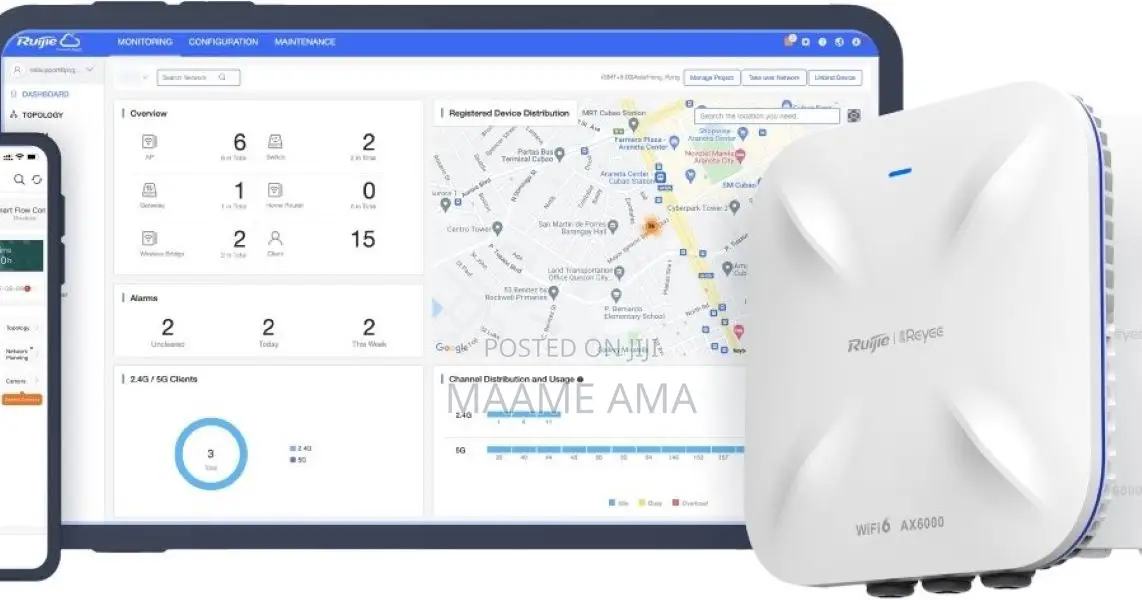 Ultra Fast Ruijie Ax6000 Outdoor Access Point