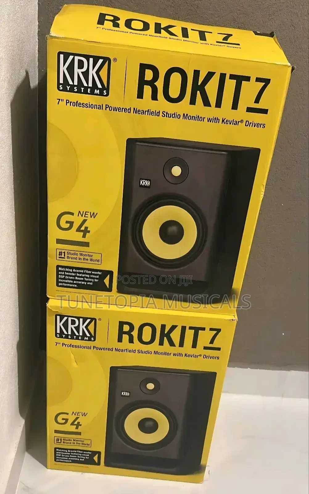 KRK Rokit 7 G4 7-Inch Professional Powered Nearfield Studio Monitors