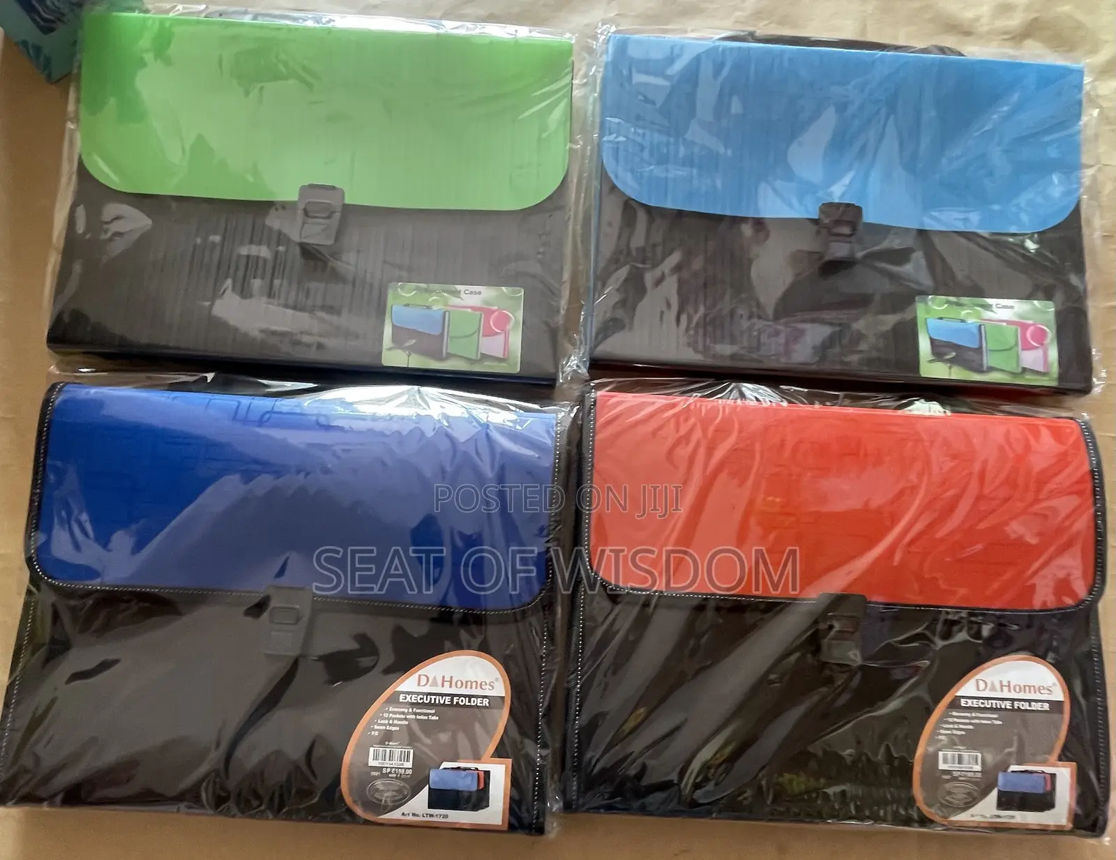 12 Pockets Expanding File Bag