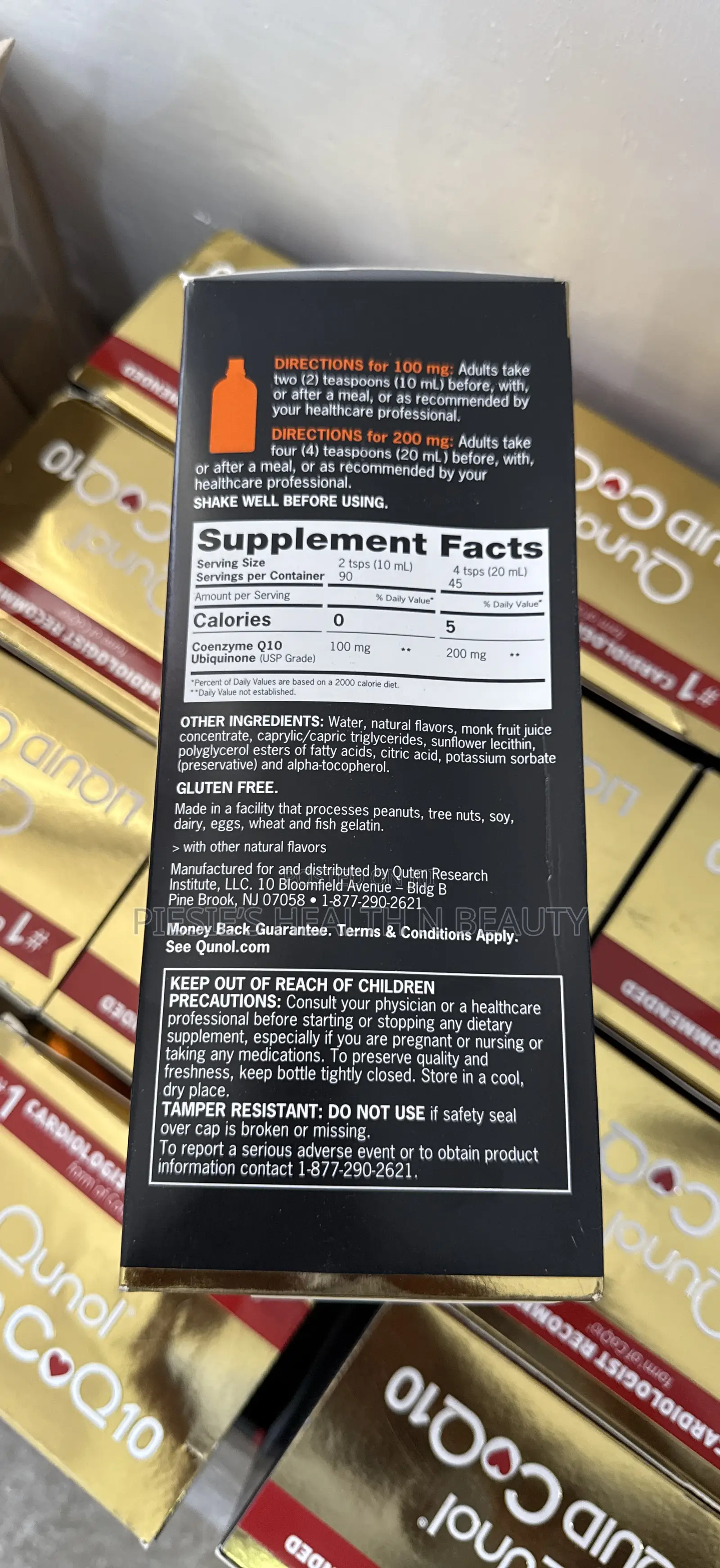 Qunol Liquid Coq10, 100mg, Orange Pineapple Flavor , 900ml