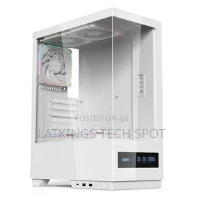 Soeyi Ch8n Case With 5 Argb Fans,Type C Digital Display