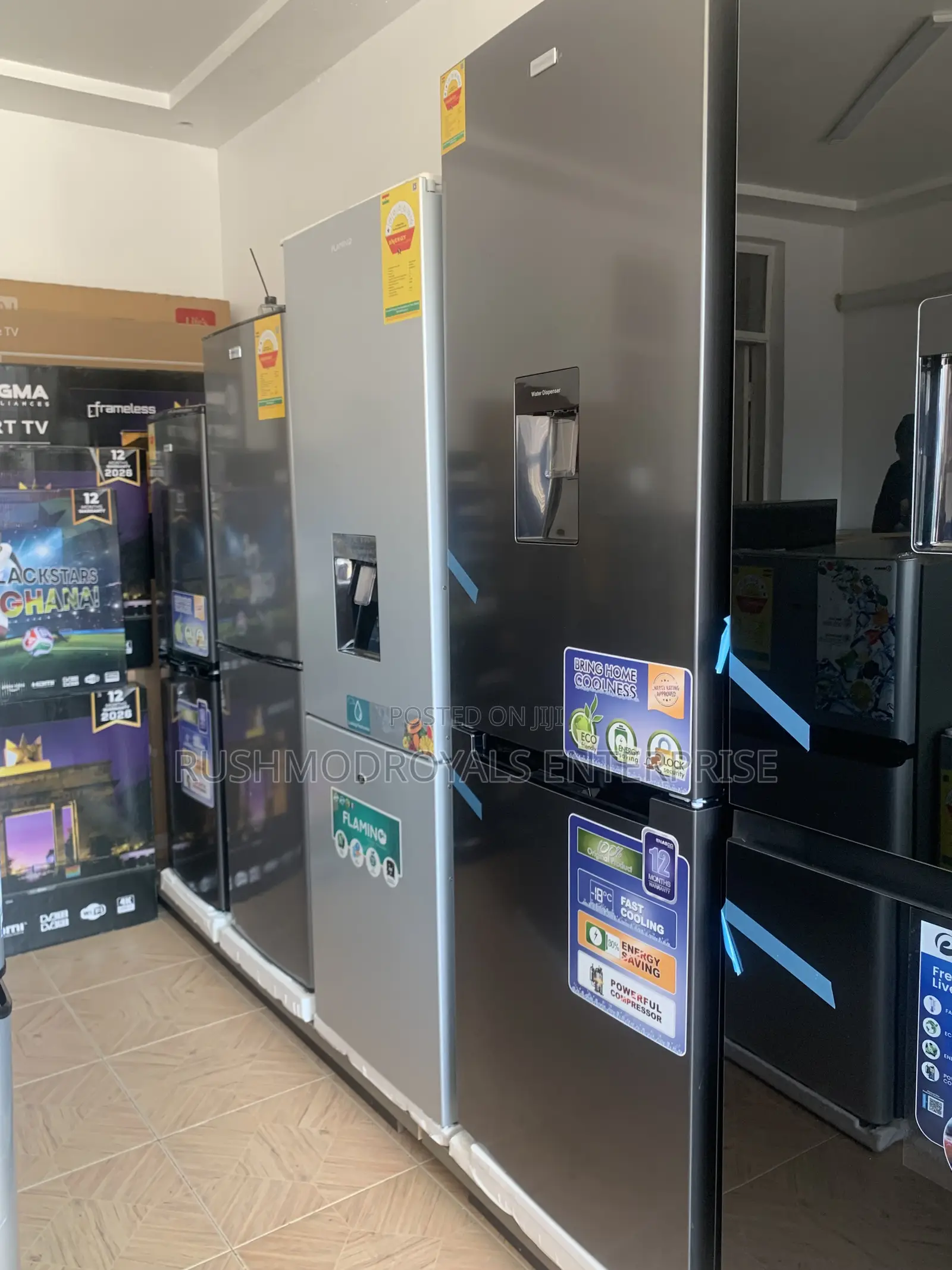 Nasco Nasd2-40wd Bottom Freezer Refrigerator With Water Dispenser