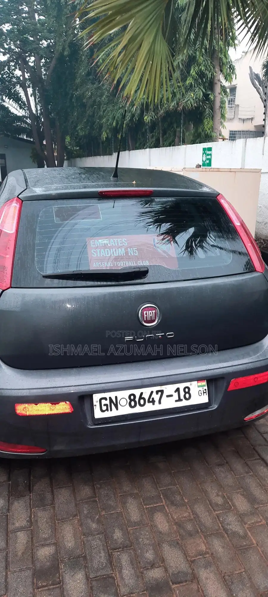 Fiat Punto 2015 Gray