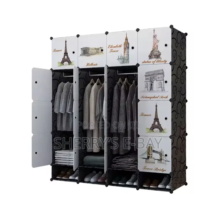 Plastic Wardrobes With Shoes Rack