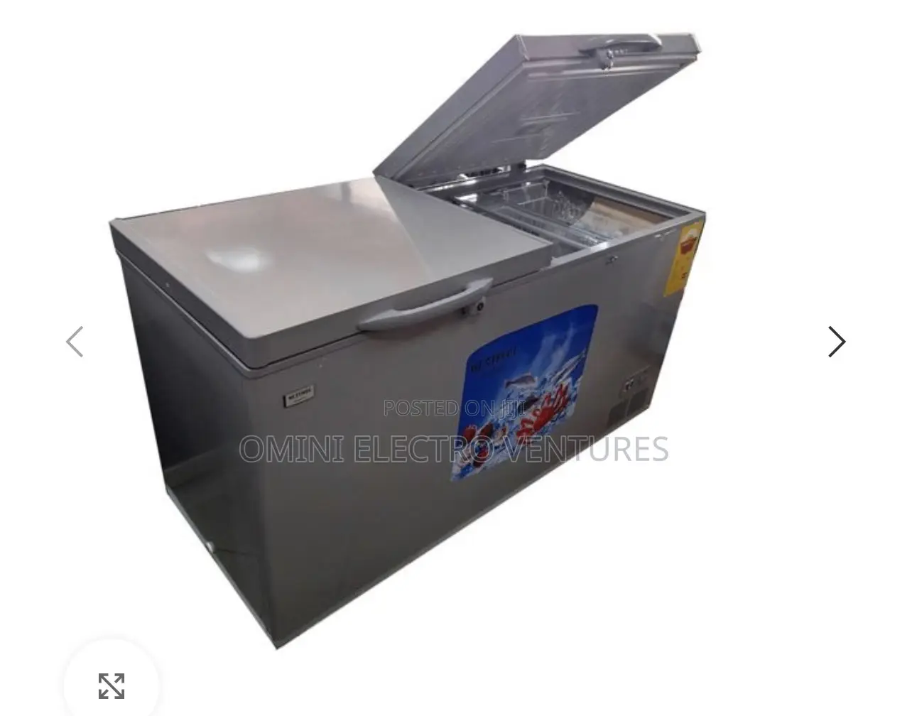 Brand New Pearl 420 Liters Double Door Chest Freezer