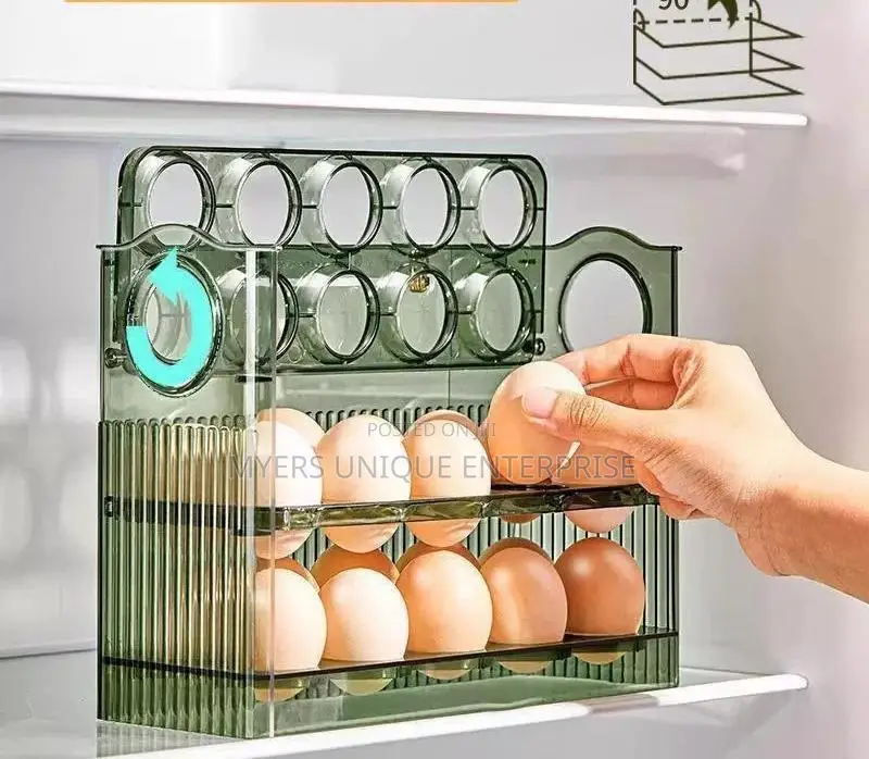 30-Pc Transparent Egg Storage