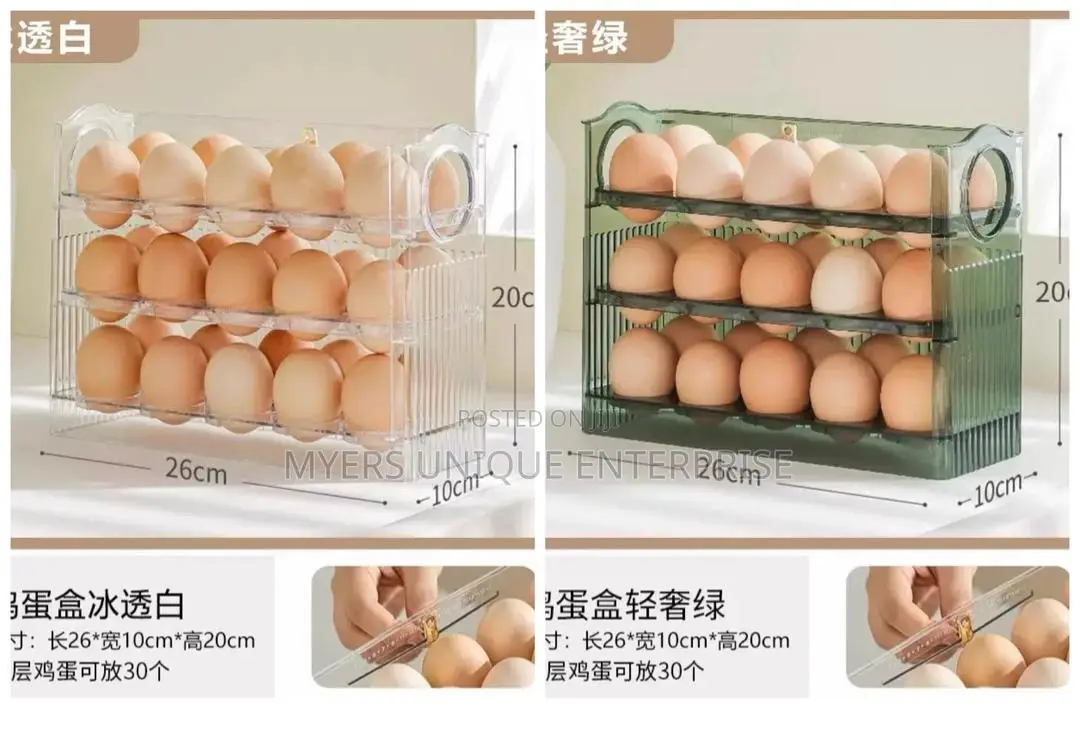 30-Pc Egg Storage to Keep Your Eggs Fresh and Organized