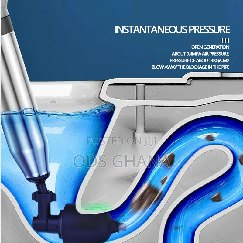 Toilet Pipe Plug Dredge Bathroom Sewerdrain Plug Air Pressure Plungers