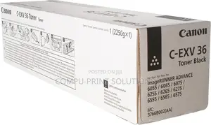 Canon C-exv 36/Gpr-38/Npg-54 Black Toner -for Image Runner Adv Copiers