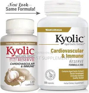 Kyolic Aged Garlic Extract, Blood Pressure (600mg Per Capsule)120 Caps