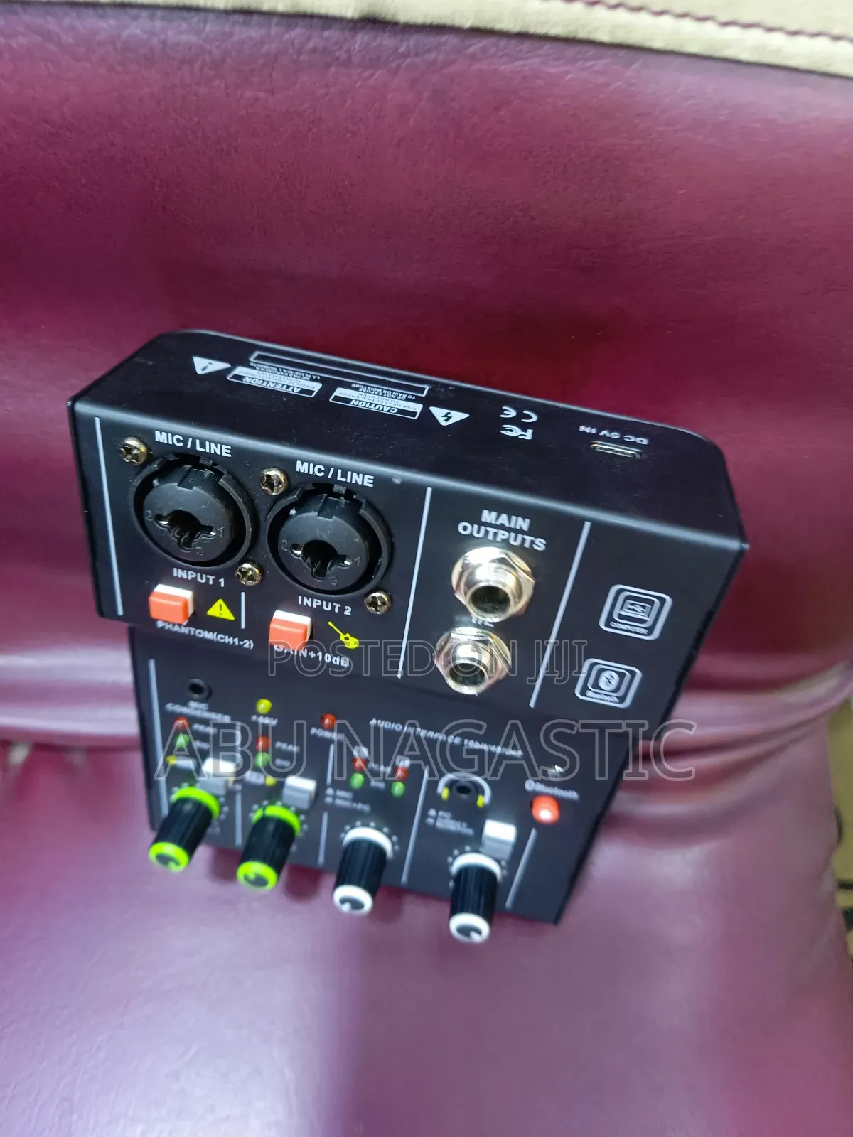Audio Mixer Sound Card 2 Channel