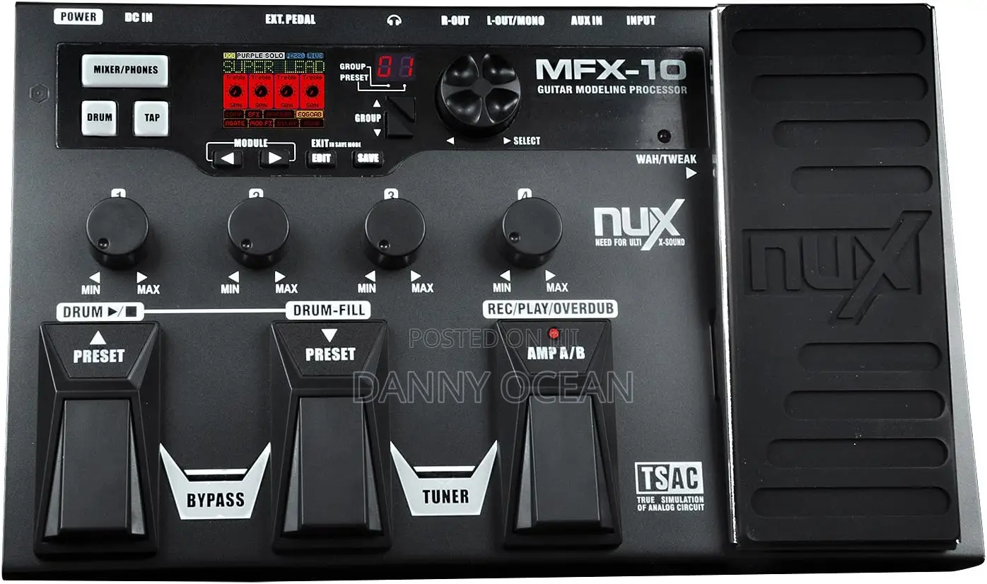 Nux MFX 10 Guitar Effect