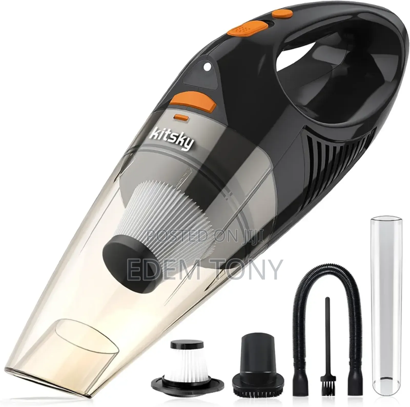 Kitsky Handheld Cordless Vacuum Cleaner for Car Home With Led Light