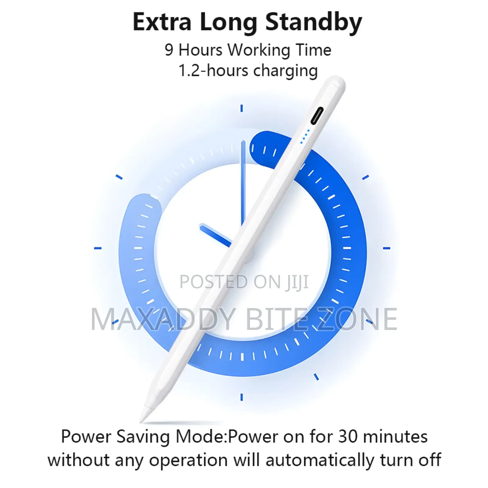 Stylus Pen For Apple Pencil With Led Power Indicators Palm Rejection