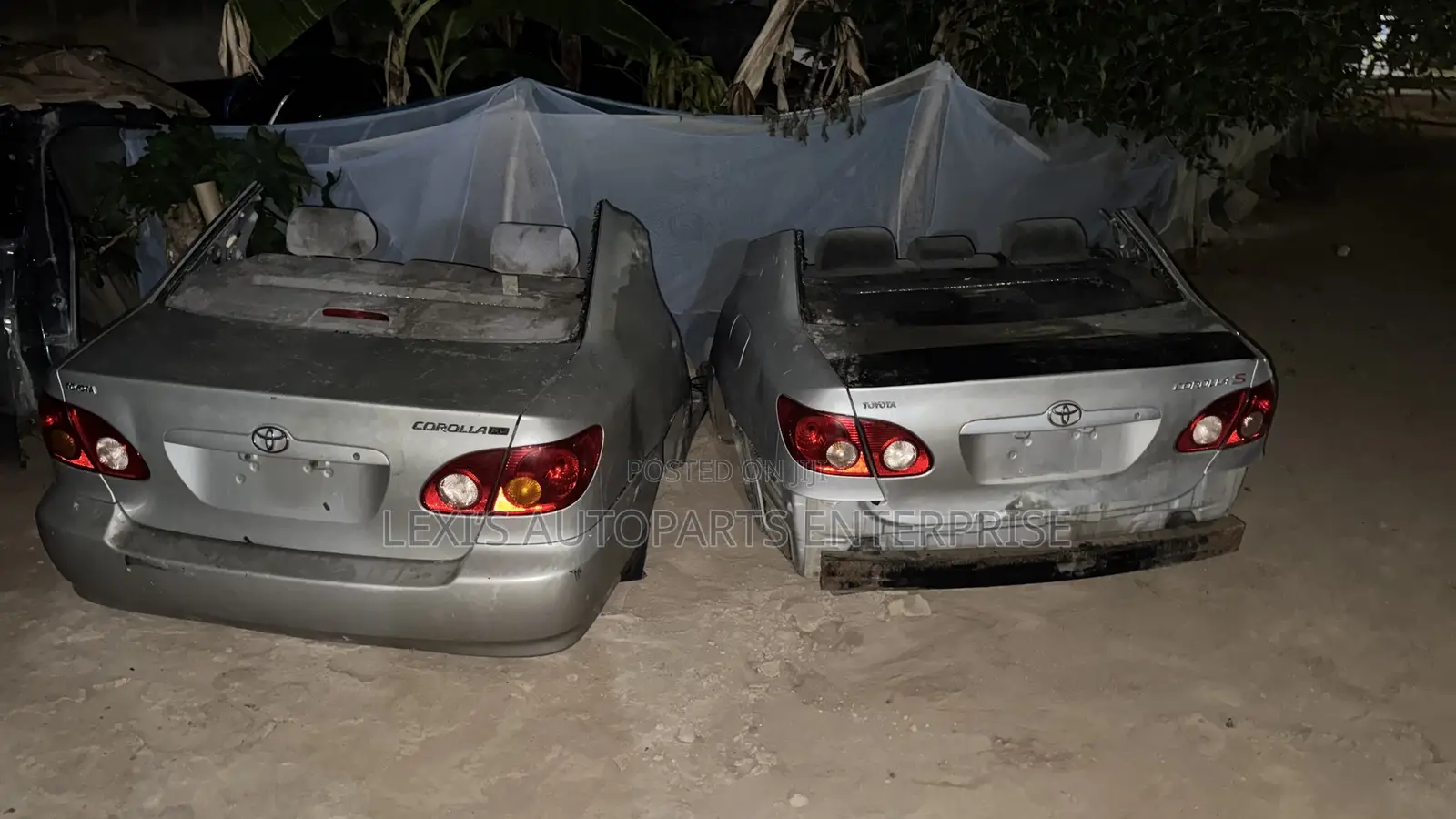 Toyota Corolla 2003,2004,2005,2008 Back Cut / Quarter Panel Available