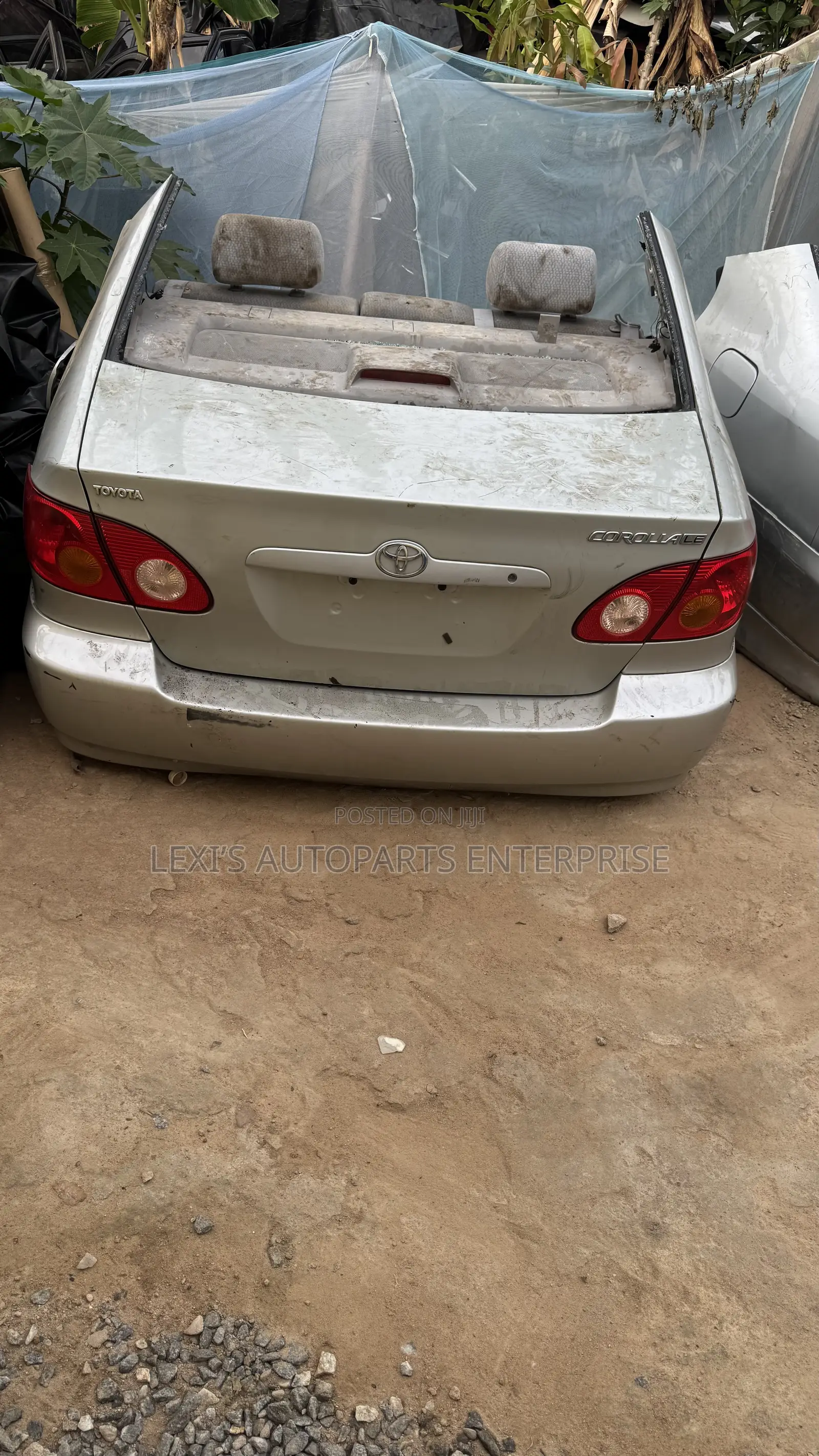 Toyota Corolla 2003,2004,2005,2008 Back Cut / Quarter Panel Available