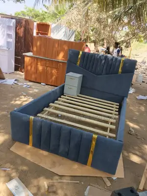 Original Suede Foreign Double Bed Frames