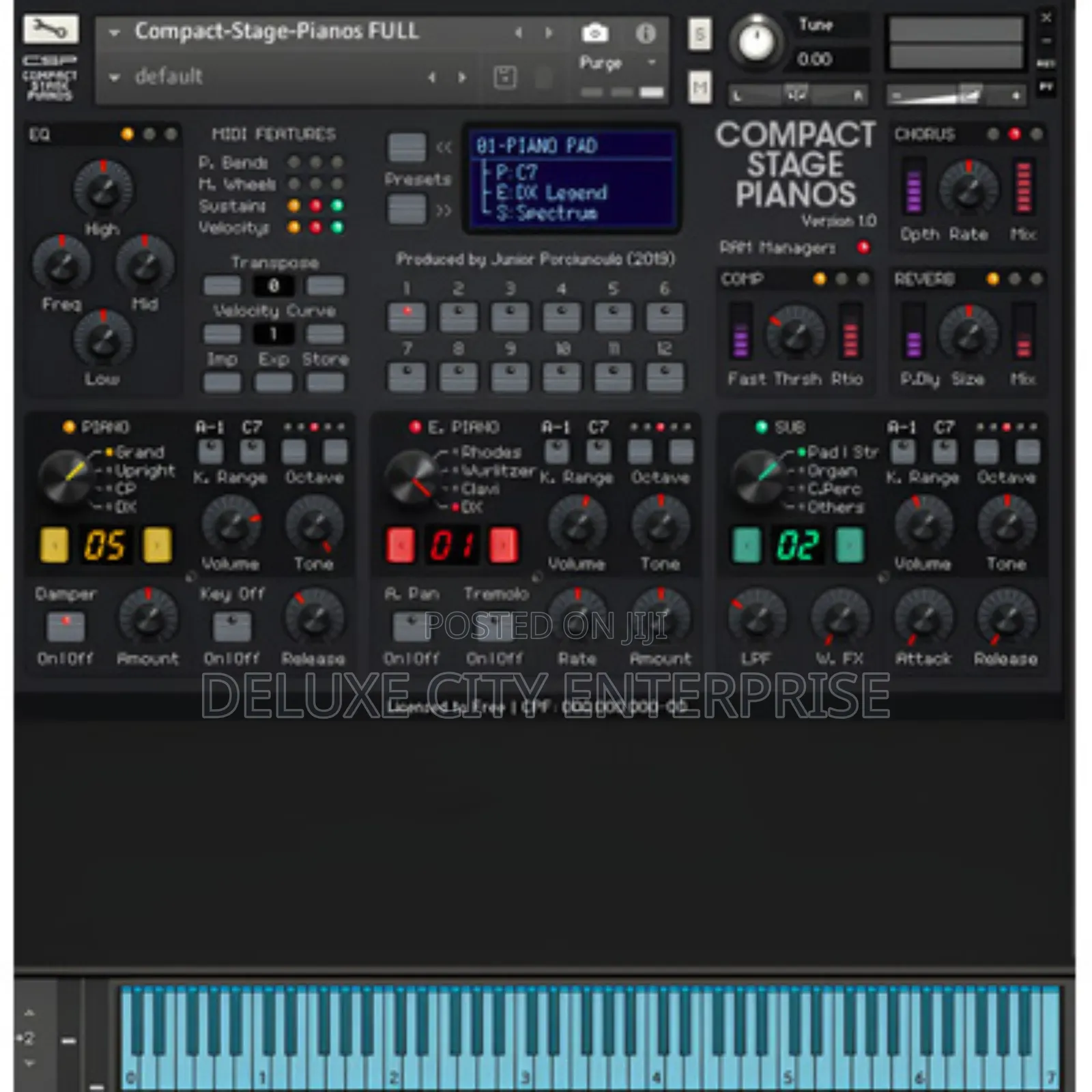Compact Stage Pianos (Kontakt Library)