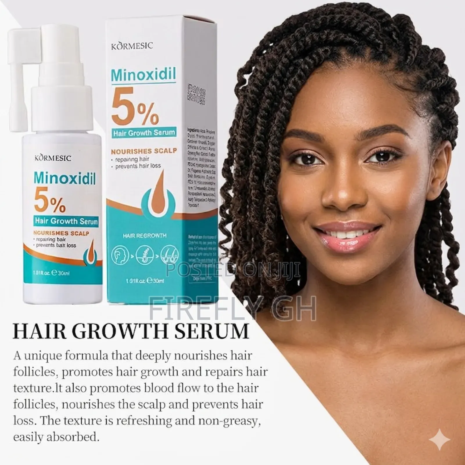Monoxidil Hair Growth Set (Shampoo, Conditioner Serum