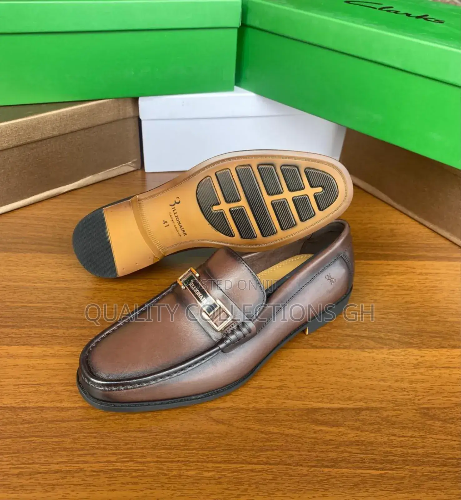 Brown Billionaire Leather Shoe