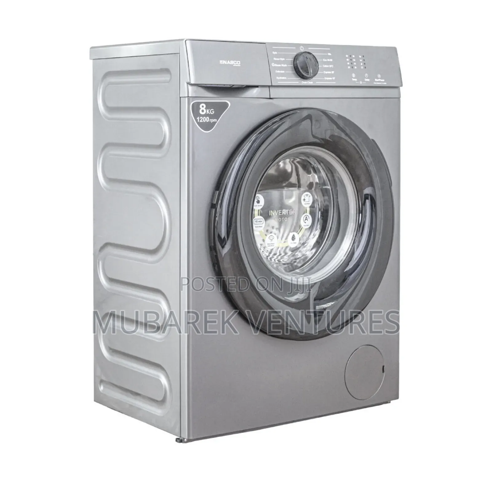 Nasco 8kg Front Load Washing Machine