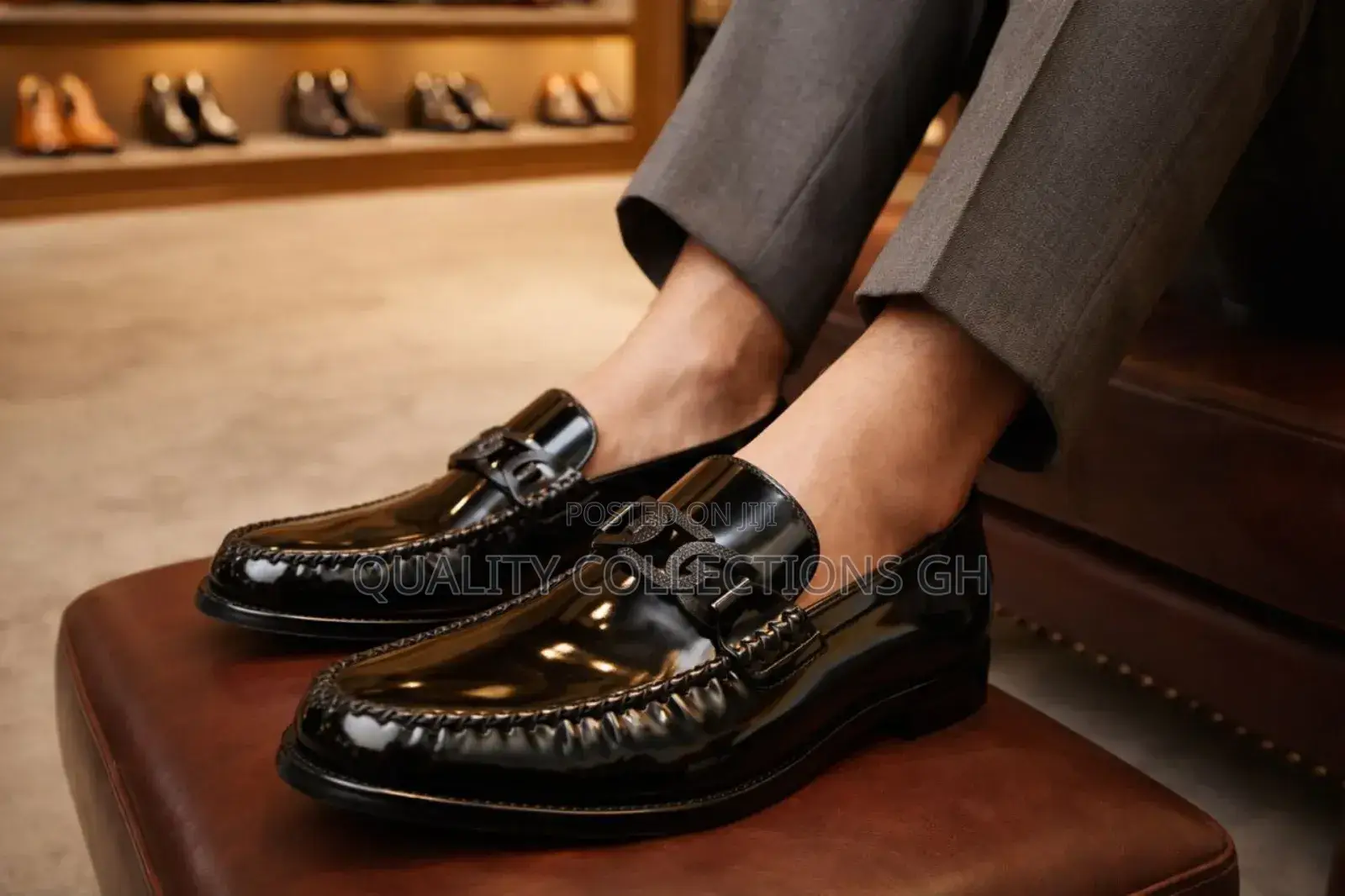 Mirror Black Executive Shoe
