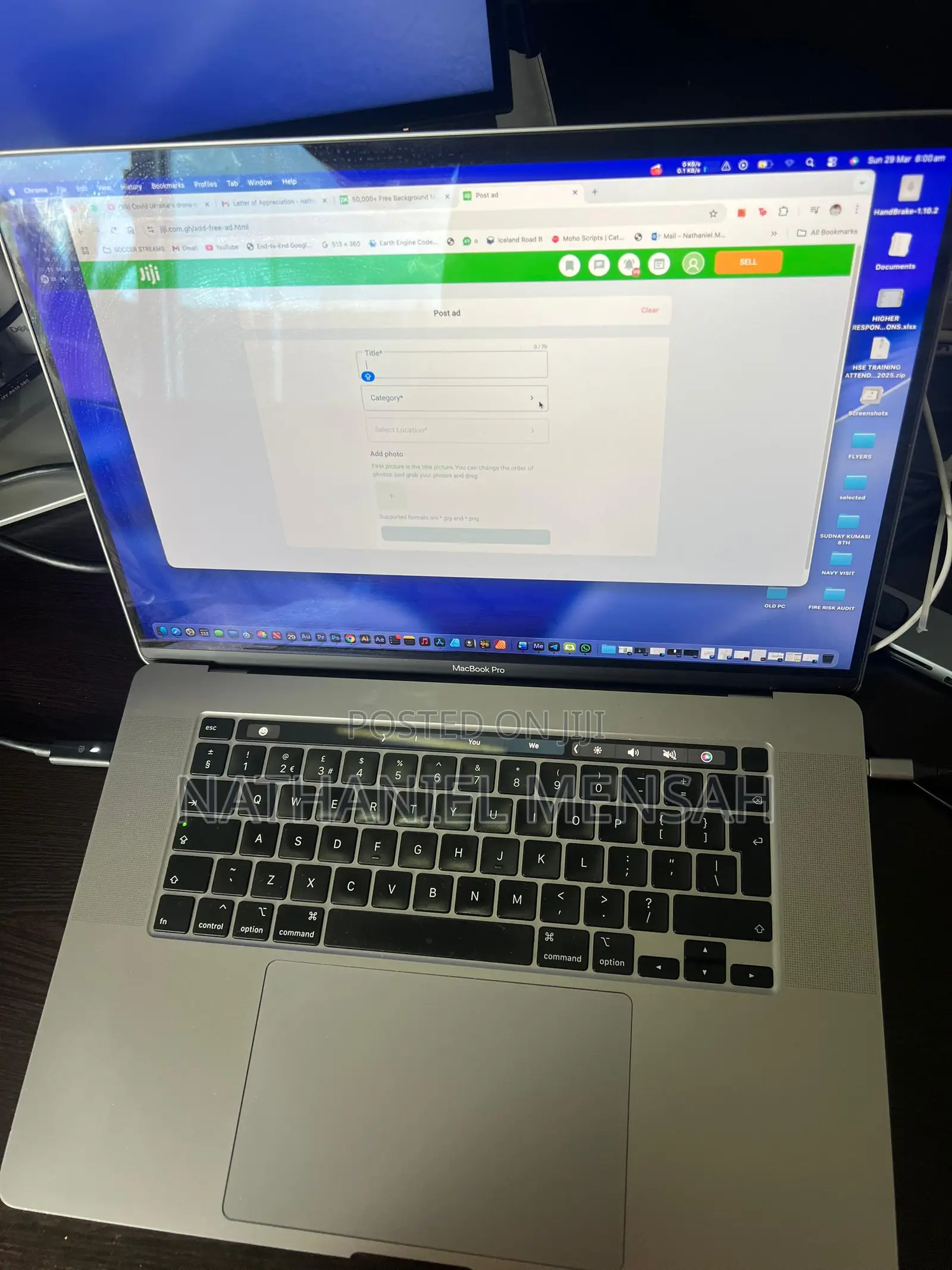 Laptop Apple MacBook Pro 2019 32GB Intel Core i9 SSD 1T