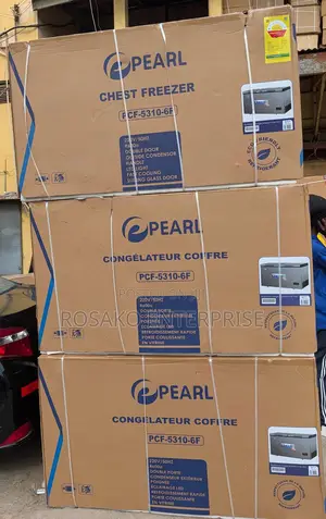 Pearl 418l Double Door Chest Freezer With Sliding Glass
