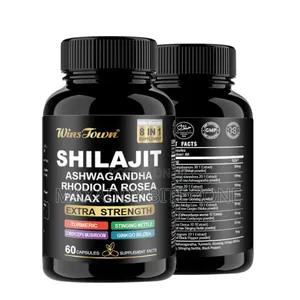 Shilajit Ashwagadhaka Rhodiola Rosea Panax Ginseng 60 Cap.