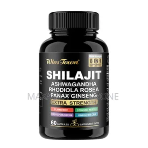 Shilajit Ashwagadhaka Rhodiola Rosea Panax Ginseng 60 Cap.