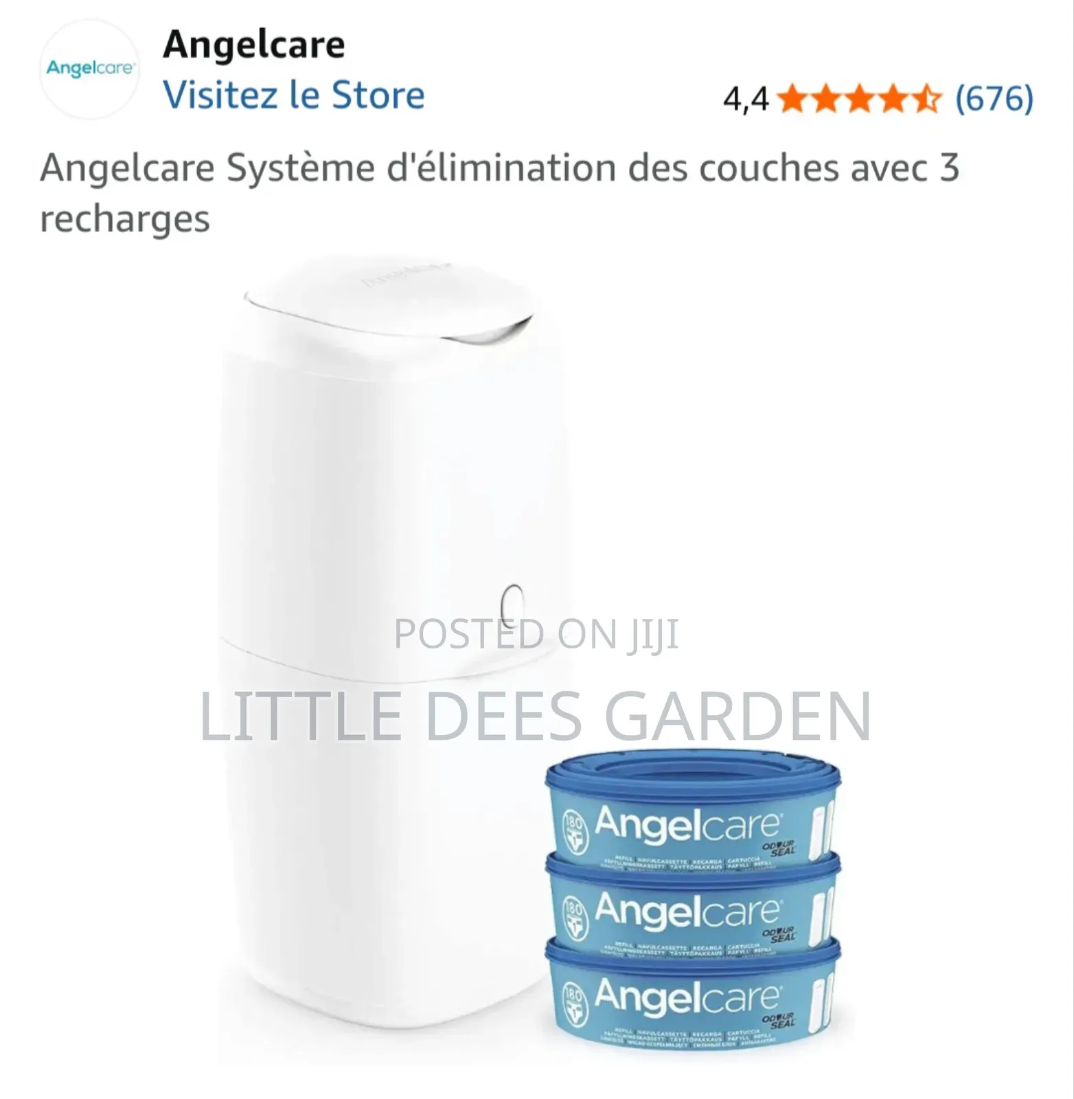 Angelcare Diaper Pail ×3 Refil Cassettes