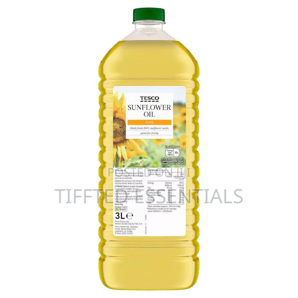 Tesco Sunflower Oil 1 Litre and 3 Litres