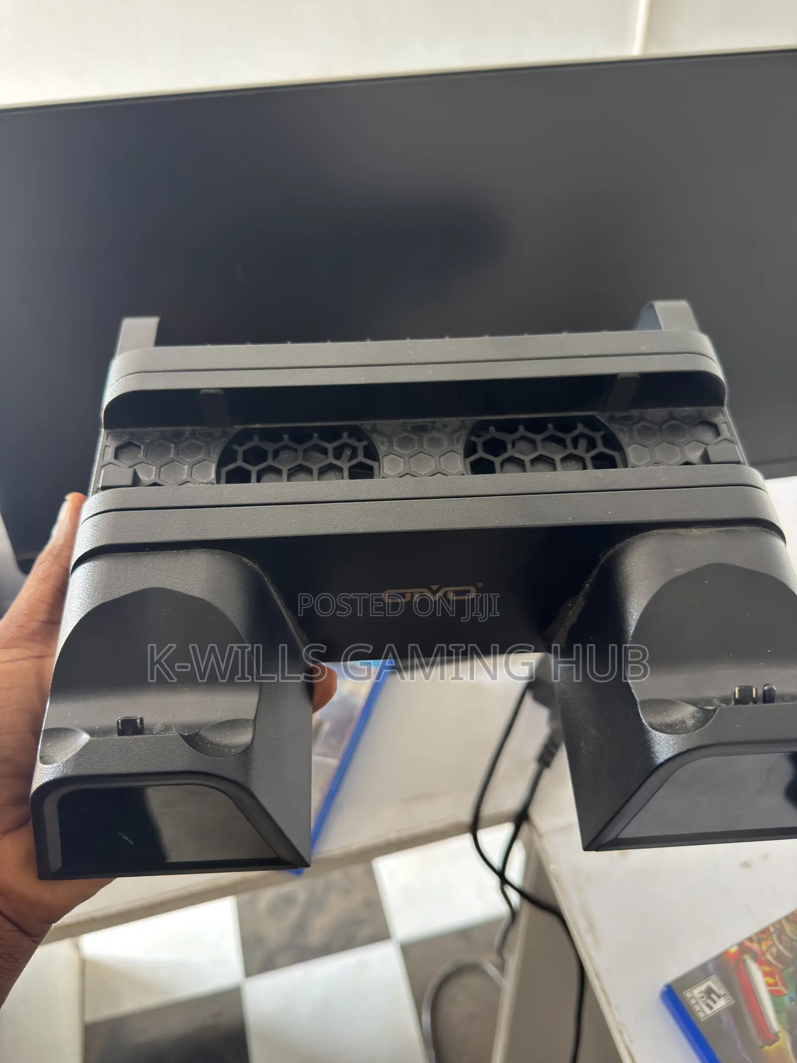 Ps4 Cooling Fan With Dual Charging Dock