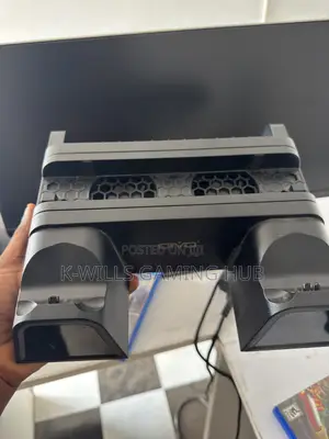 Ps4 Cooling Fan With Dual Charging Dock