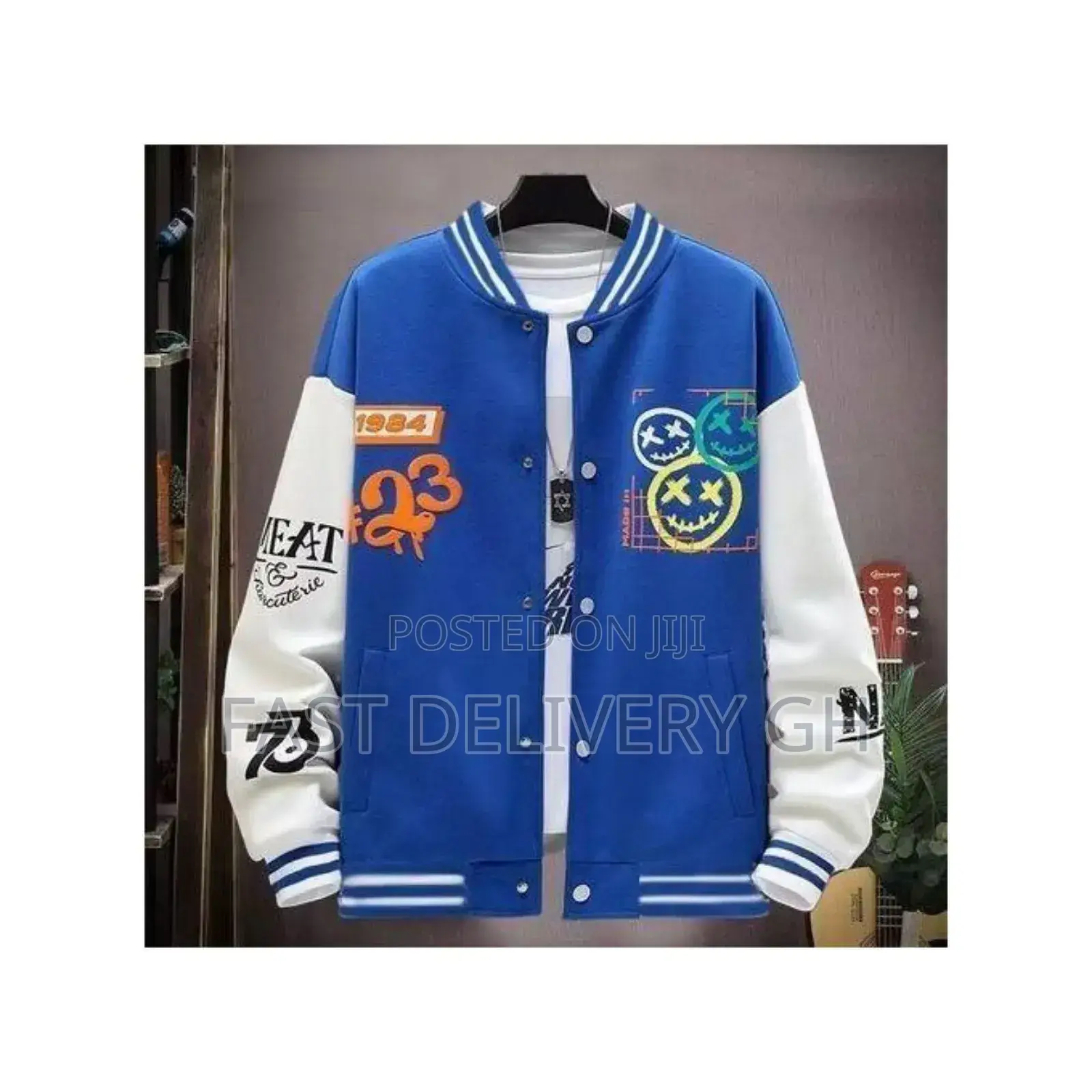 Men's Fashionable Baseball Jacket Windproof Thin Jacket