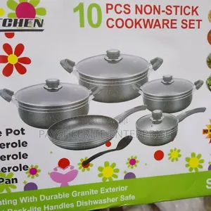 10pcs Non Stick Cookware Set 480gh